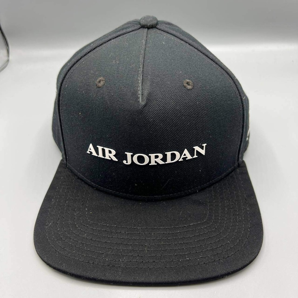 Air Jordan Loyalty Hat Men Black Embroidered Jumpman Snap Back Cap